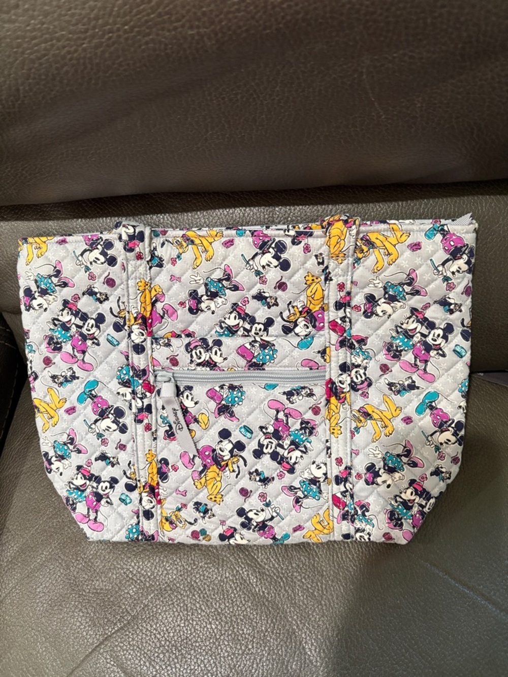 Vera Bradley small vera tote in Mickeys family fun
